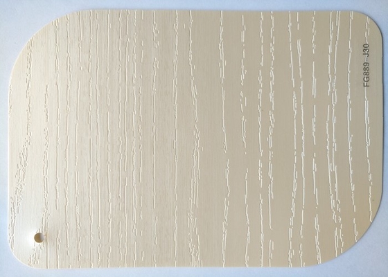 Roble pintado blanco que graba en relieve la hoja decorativa del PVC para la superficie de los muebles