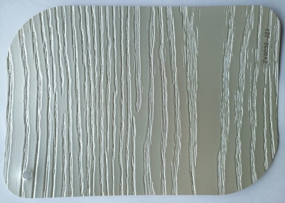 La laminación del PVC del gris cubre la cubierta grabada en relieve 3D 0.30m m de los muebles