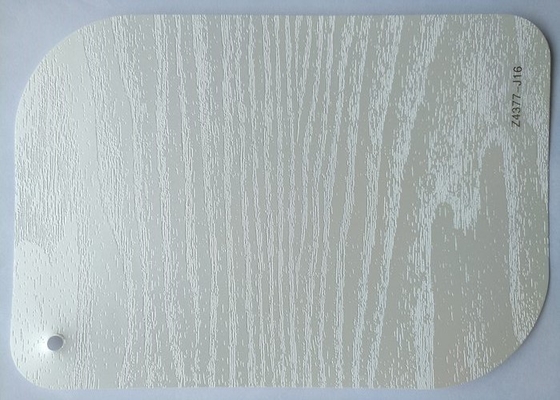 Hoja de madera de la membrana del PVC de la textura del color blanco para la decoración de la superficie de los muebles