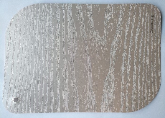 La madera del color sólido texturiza el grueso decorativo 0.10m m de la hoja del PVC