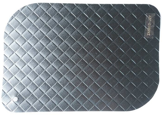 Grueso decorativo grabado en relieve color plata de la hoja 0.50m m del PVC