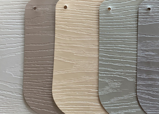 Hoja grabada en relieve de madera de la membrana del PVC 3D para el abrigo del vinilo de la decoración de los armarios de la cocina