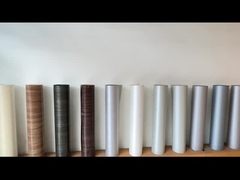 Lámina de PVC amarilla 0.05mm-0.50m m del color sólido para la cubierta de los muebles